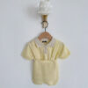 SS knit overalls