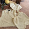 SS knit overalls
