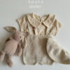 SS knit overalls