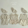 SS knit overalls