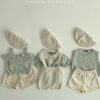 SS knit overalls