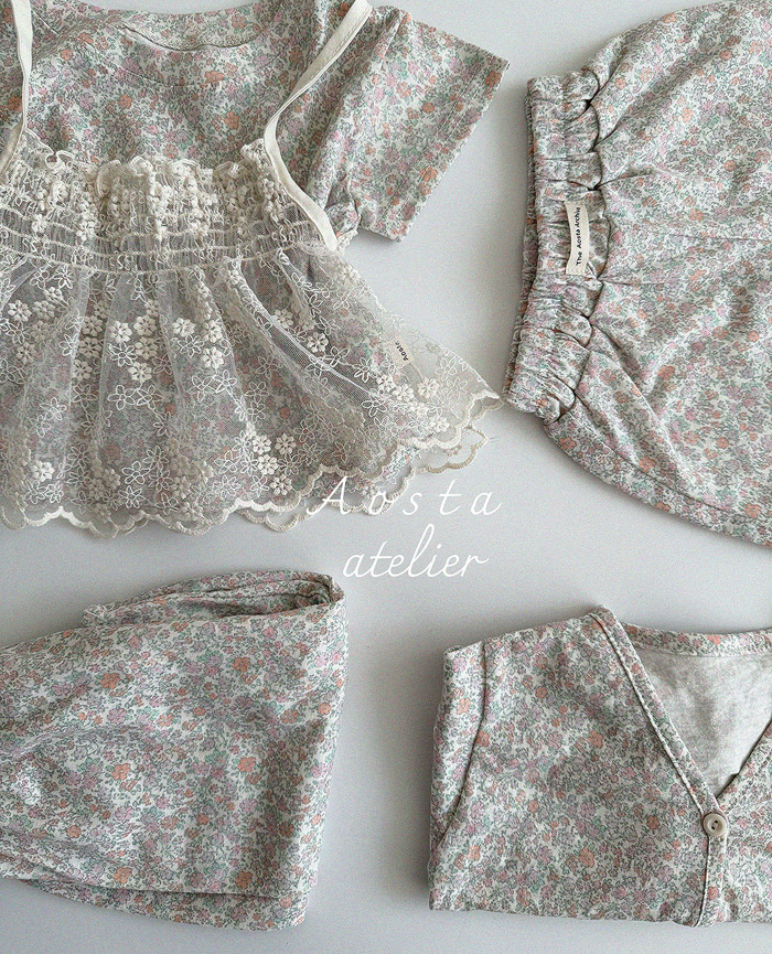 SS Linen Frill Blouse