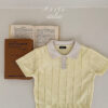 SS knit collor T