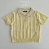 SS knit collor T