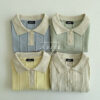 SS knit collor T