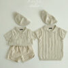 SS knit collor T