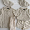 SS knit collor T