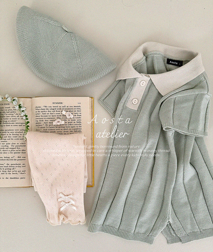 SS knit collor dress