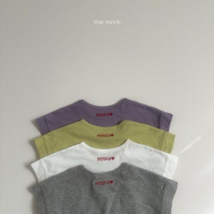 SS 로브자수나시T (robe stitch sleeveless)