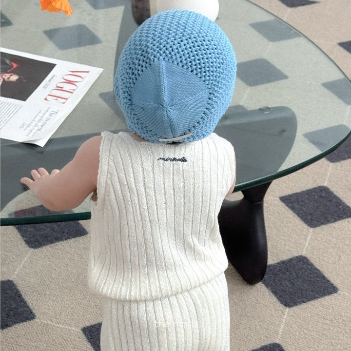 SS 니트 골지 나시 ( knit ribbed sleeveless)