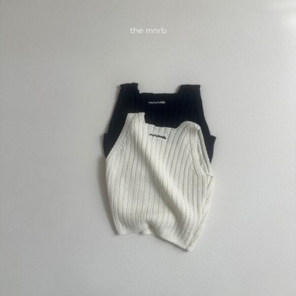 SS 니트 골지 나시 ( knit ribbed sleeveless)