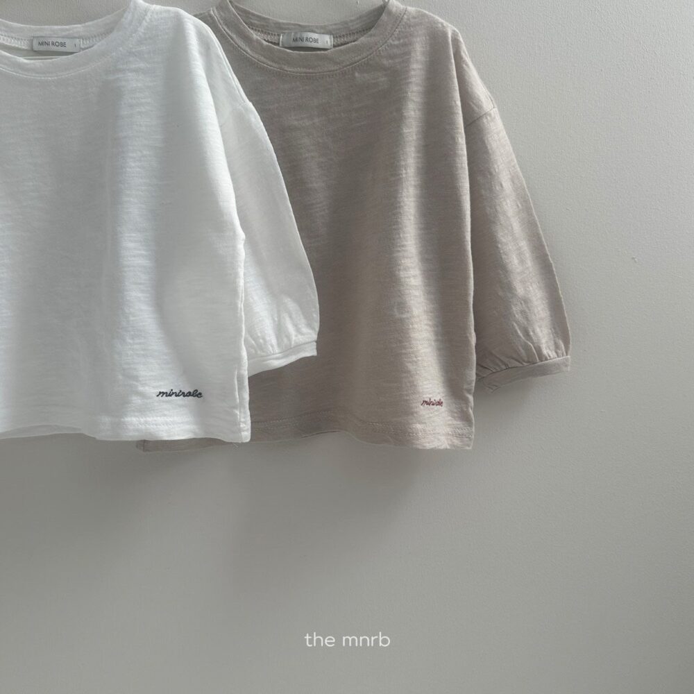 SS 슬럽 로고 티 (slub logo  T-shirt)