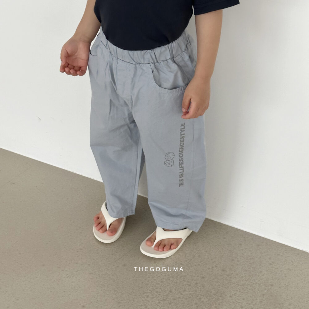 SS 주사위편한코튼팬츠