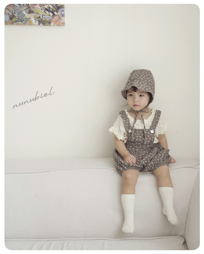 SS BEBE 아카시아 룸퍼 보넷 (akasia romper & bonnet)