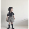 SS KIDS 체크 멜빵바지 (check suspender pants)