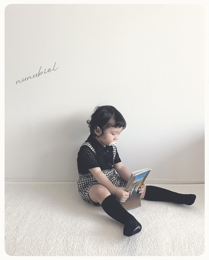 SS KIDS 체크 멜빵바지 (check suspender pants)