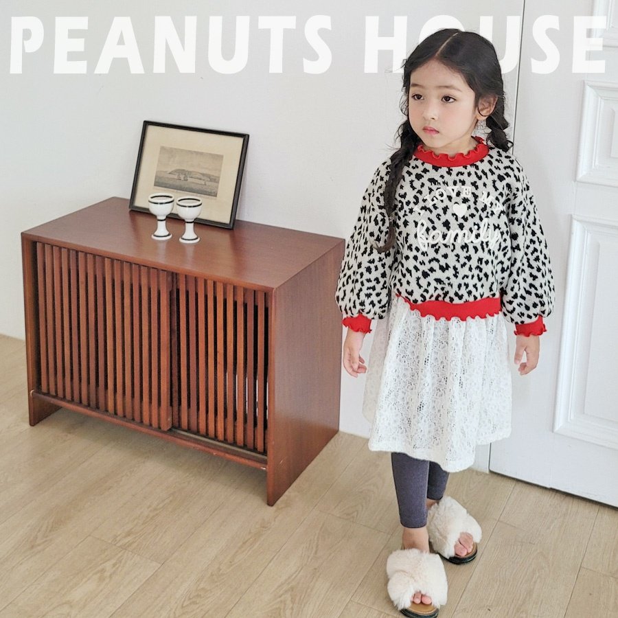 25WIN可愛豹紋針織衫