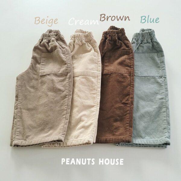 160 25WIN燈芯絨大口袋休閒褲