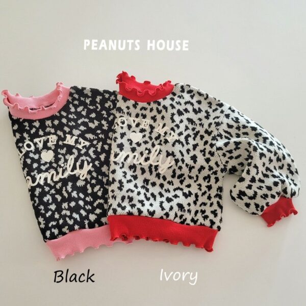 178 25WIN可愛豹紋針織衫