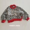 25WIN可愛豹紋針織衫