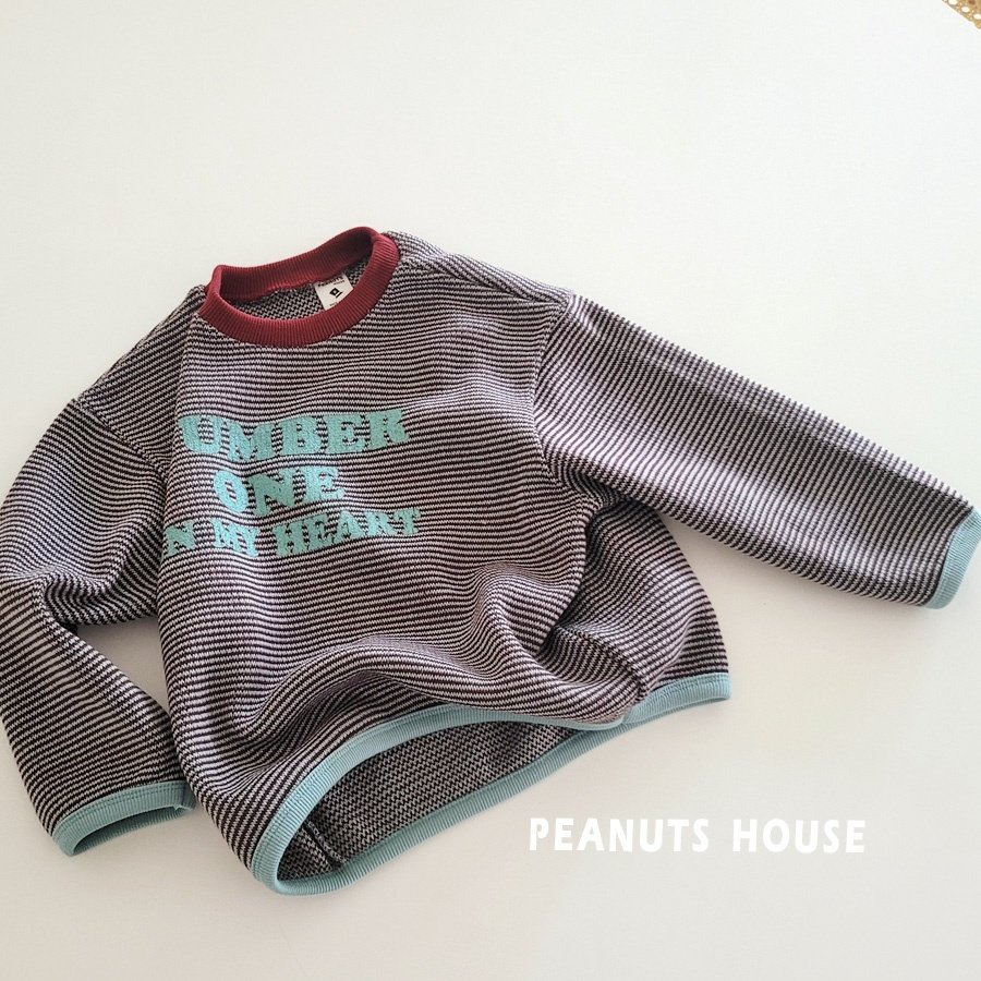 25WIN橫條紋字母針織衫