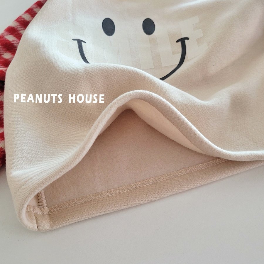 25WIN微笑格紋刷毛上衣