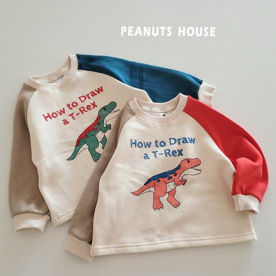 25WIN恐龍拼接刷毛上衣