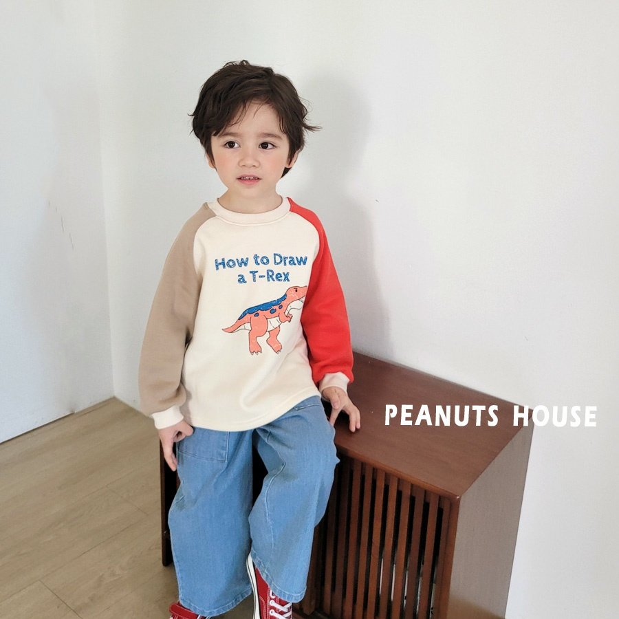 25WIN恐龍拼接刷毛上衣