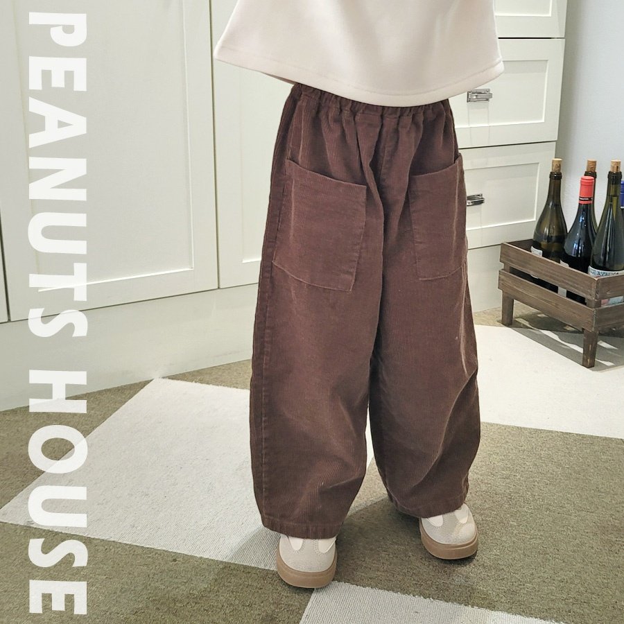 25WIN燈芯絨大口袋休閒褲