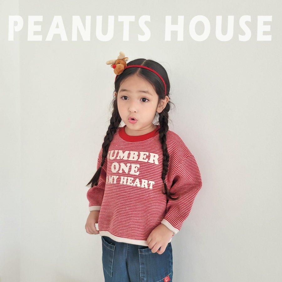 25WIN橫條紋字母針織衫