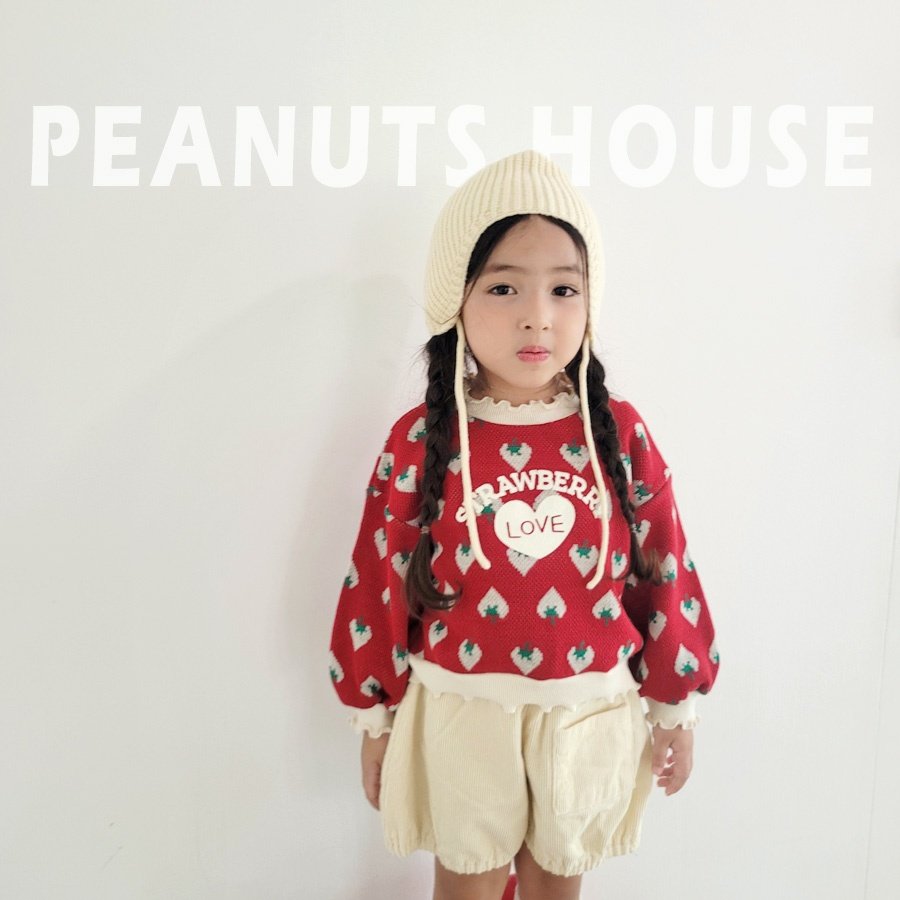 25WIN可愛草莓針織衫