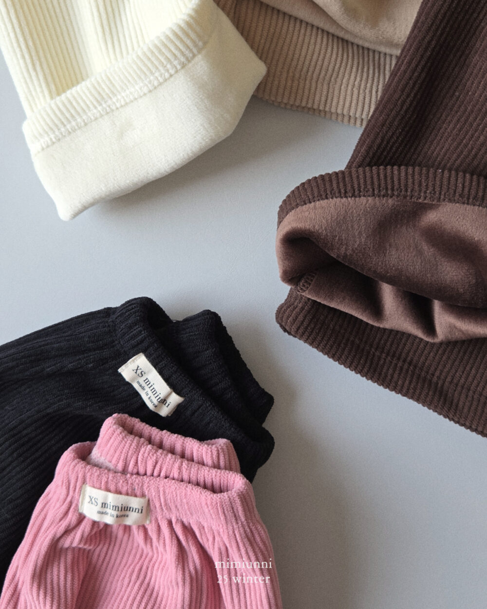 25WIN 羅紋休閒寬褲 任兩件折NT.50