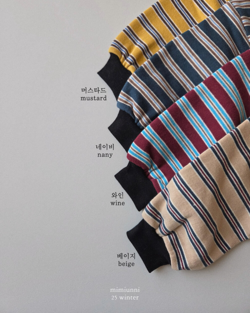 25WIN 條紋長袖上衣 任兩件折NT.50